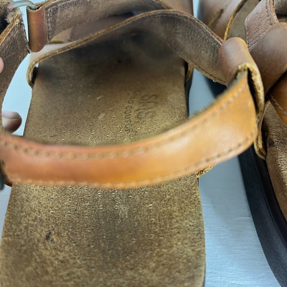 SAS Shoes Huggy Sandals Adjustable Caramel Tripad Comfort Brown Women's Size 9 - Picture 8 of 14